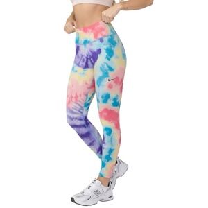 Nike Dri-FIT Tie Dye High Rise Ankle Leggings Women's Large Athleisure